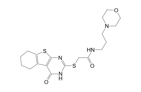 acetamide, 2-[(3,4,5,6,7,8-hexahydro-4-oxobenzo[4,5]thieno[2,3-d]pyrimidin-2-yl)thio]-N-[3-(4-morpholinyl)propyl]-