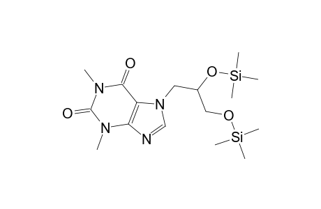 7-(2,3-Bis[(trimethylsilyl)oxy]propyl)-1,3-dimethyl-3,7-dihydro-1H-purine-2,6-dione