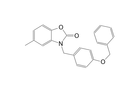 2(3H)-benzoxazolone, 5-methyl-3-[[4-(phenylmethoxy)phenyl]methyl]-