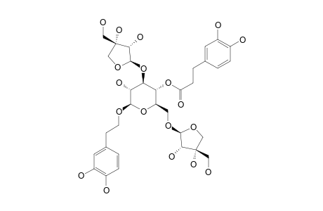 MYCONOSIDE;BETA-[(3,4-DIHYDROXY-PHENYL)-ETHYL]-3,6-DI-O-BETA-D-APIOFURANOSYL-4-O-ALPHA,BETA-DIHYDROCAFFEOYL-O-BETA-D-GLUCOPYRANOSIDE