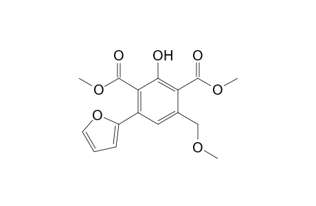 Dimethyl 2-hydroxy-6-(methoxymethyl)-4-furylphenyl-1,3-dicarboxylate