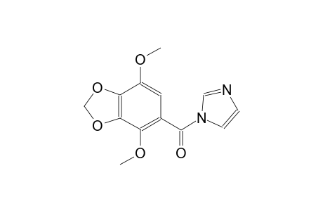 1H-imidazole, 1-[(4,7-dimethoxy-1,3-benzodioxol-5-yl)carbonyl]-