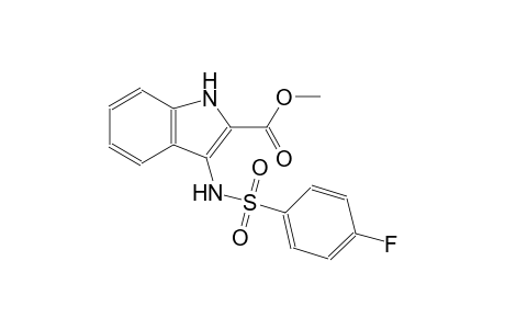 methyl 3-{[(4-fluorophenyl)sulfonyl]amino}-1H-indole-2-carboxylate