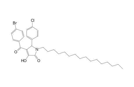 4-(4-bromobenzoyl)-5-(4-chlorophenyl)-1-hexadecyl-3-hydroxy-1,5-dihydro-2H-pyrrol-2-one