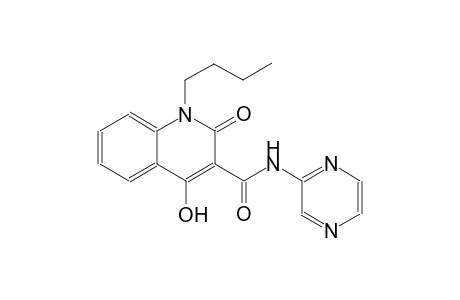 1-butyl-4-hydroxy-2-oxo-N-(2-pyrazinyl)-1,2-dihydro-3-quinolinecarboxamide