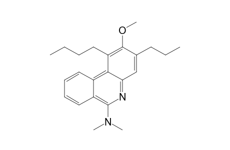 1-Butyl-2-methoxy-N,N-dimethyl-3-propyl-6-phenanthridinamine