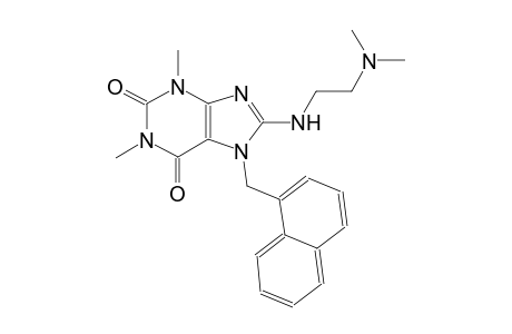 8-{[2-(dimethylamino)ethyl]amino}-1,3-dimethyl-7-(1-naphthylmethyl)-3,7-dihydro-1H-purine-2,6-dione