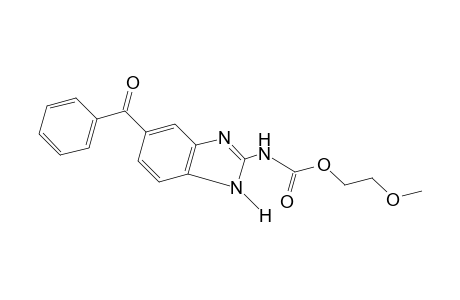 5-BENZOYL-2-BENZIMIDAZOLECARBAMIC ACID, 2-METHOXYETHYL ESTER