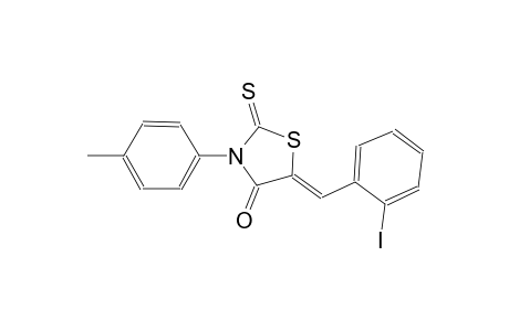 4-thiazolidinone, 5-[(2-iodophenyl)methylene]-3-(4-methylphenyl)-2-thioxo-, (5Z)-