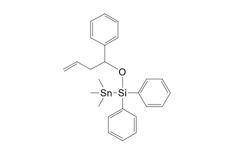 [(1-Phenyl-3-buten-1-yloxy)diphenylsilyl]trimethylstannane