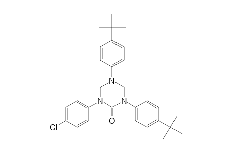 1,5-bis(4-tert-butylphenyl)-3-(4-chlorophenyl)-1,3,5-triazinan-2-one