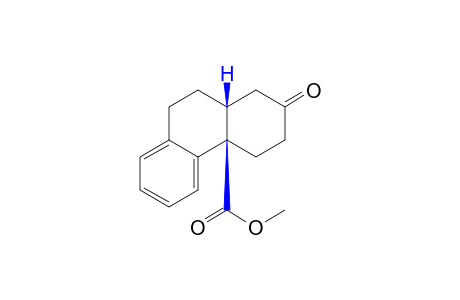 (+/-)-1,2,3,4,4a,9,10,10a beta-octahydro-2-oxo-4a beta-phenanthrenecarboxylic acid, methyl ester
