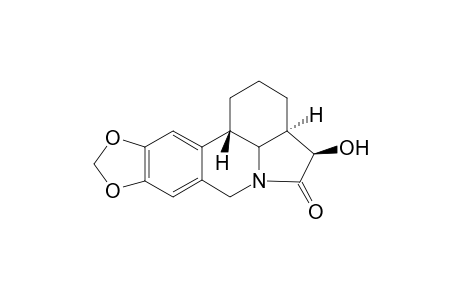 4-Hydroxy-9,10-(methylenedioxy)-[3a-(3a.alpha.,11b.beta.)]-2,3,3a,4,5,7,11b,11c-octahydro-1H-pyrrolo[3,2,1-d,e]phenanthridin-5-one