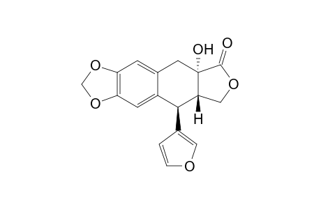 (8S,9R)-9-Furan-3-yl-5a-hydroxy-5,8,8a,9-tetrahydro-5aH-furo[3',4':6,7]naphtho[2,3-d][1,3]dioxol-6-one