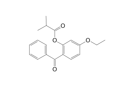 4-Ethoxy-2-hydroxybenzophenone, 2-methylpropionate