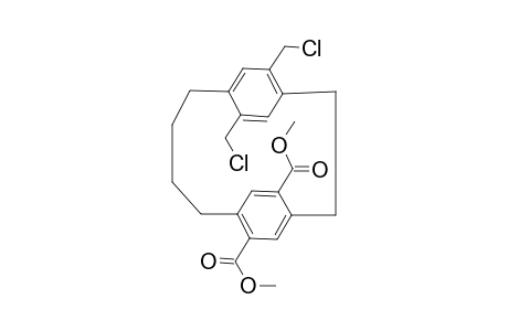 14,17-Bis(chloromethyl)[4.2]paracyclophane-6,9-dicarboxylic acid dimethyl ester