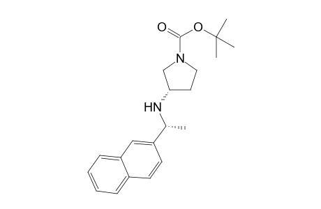 N-(tert-Butoxycarbonyl)-3(S)-(1-(R)-.beta.-naphthylethyl)aminopyrrolidine
