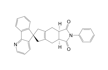 Spiro[cyclopent[f]isoindole-6(1H),5'-[5H]indeno[1,2-b]pyridine]-1,3(2H)-dione, 3a,4,5,7,8,8a-hexahydro-2-phenyl-, (3a.alpha.,6.beta.,8a.alpha.)-