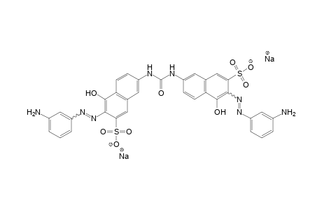 2-Naphthalenesulfonic acid, 7,7'-(carbonyldiimino)bis[3-[(3-aminophenyl)azo]-4-hydroxy-, disodium salt