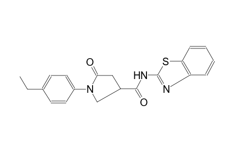 1-(4-Ethyl-phenyl)-5-oxo-pyrrolidine-3-carboxylic acid benzothiazol-2-ylamide