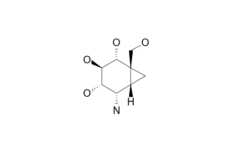 (1-R,2-R,3-S,4-S,5-S,6-S)-5-AMINO-1-(HYDROXYMETHYL)-BICYCLO-[4.1.0]-2,3,4-HEPTANETRIOL