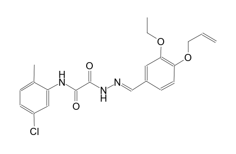 acetic acid, [(5-chloro-2-methylphenyl)amino]oxo-, 2-[(E)-[3-ethoxy-4-(2-propenyloxy)phenyl]methylidene]hydrazide