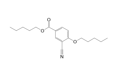 Benzoic acid, 3-cyano-4-(pentyloxy)-, pentyl ester