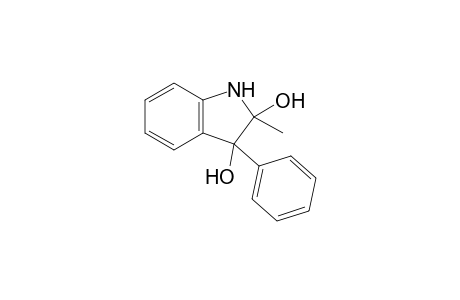 2-Methyl-3-phenyl-2,3-dihydro-1H-indole-2,3-diol
