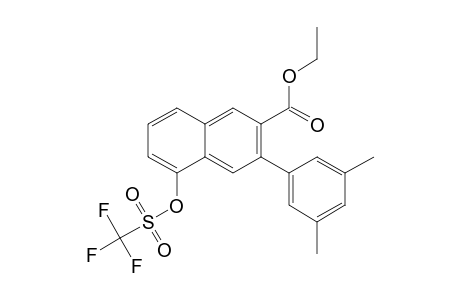 Ethyl 3-(3,5-Dimethylphenyl)-5-(trifluoromethylsulfonyloxy)-2-naphthoate