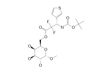 METHYL-6-O-[(S)-2,2-DIFLUORO-3-(THIOPHEN-3-YL)-3-(TERT.-BUTOXYCARBONYL)-AMINOPROPANOYL]-ALPHA-D-GALACTOPYRANOSIDE