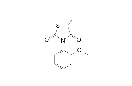 3-(2-methoxyphenyl)-5-methyl-thiazolidine-2,4-quinone