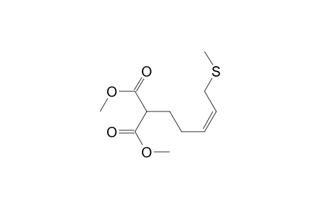 Dimethyl ester of (Z)-[5-(methylthio)-3-pentenyl]propanedioic acid
