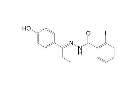 N'-[(E)-1-(4-Hydroxyphenyl)propylidene]-2-iodobenzohydrazide