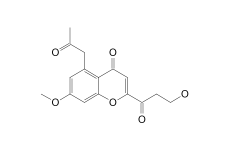 SIAMCHROMENE_B;2-(3-HYDROXY-1-OXOPROPYL)-7-METHOXY-5-(2-OXOPROPYL)-4-H-CHROMEN-4-ONE