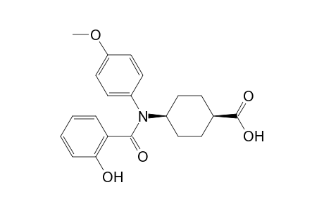 cis-4-[N-(p-METHOXYPHENYL)SALICYLAMIDO]CYCLOHEXANECARBOXYLIC ACID