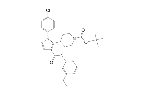 1-piperidinecarboxylic acid, 4-[1-(4-chlorophenyl)-4-[[(3-ethylphenyl)amino]carbonyl]-1H-pyrazol-5-yl]-, 1,1-dimethylethyl ester
