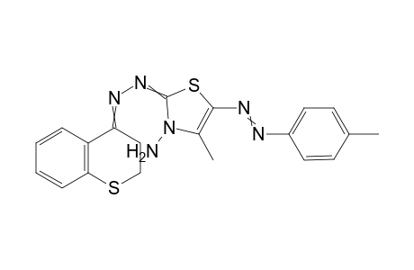 3-Amino-4-methyl-2-(thiochroman-4-ylideneazo)-5-(4-methylphenylazo)-thiazole