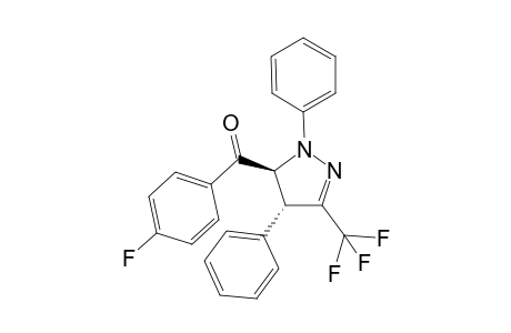 ((3S,4R)-2,4-Diphenyl-5-trifluoromethyl-3,4-dihydro-2H-pyrazol-3-yl)-(4-fluoro-phenyl)-methanone