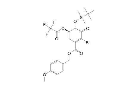 PARA-METHOXYBENZYL-(4S,5R)-2-BROMO-4-[(TERT.-BUTYLDIMETHYLSILYL)-OXY]-5-(TRIFLUOROACETYL)-3-OXOCYCLOHEX-1-ENECARBOXYLATE