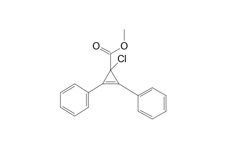 Methyl 1-chloro-2,3-diphenylcycloprop-2-enecarboxylate