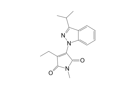 3-Ethyl-4-(3-isopropyl-1H-indazol-1-yl)-1-methyl-1H-pyrrole-2,5-dione