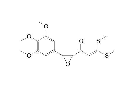 5-(3,4,5-Trimethoxyphenyl)-1,1-bis(methylthio)-4,5-epoxy-1-penten-3-one