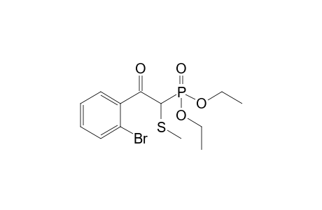 Diethyl 2-(2'-Bromophenyl)-1-(methylthio)-2-oxoethylphosphonate