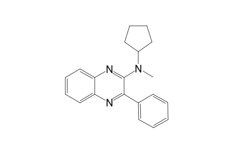 3-Phenyl-2-[(N-cyclopentamethylenediyl)methyl]amino-benzo(1,4)quinoxaline