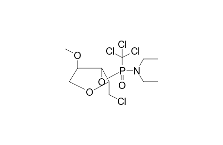 2-O-METHYL-3-O-DIETHYLAMINO(TRICHLOROMETHYL)PHOSPHINYL-5-CHLOROXYLITANE