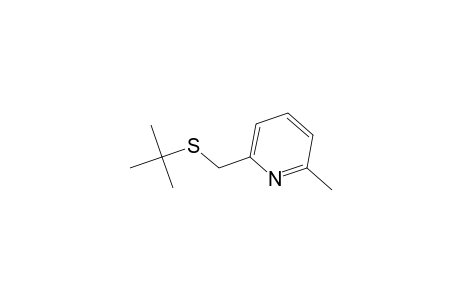 Pyridine, 2-[(tert-butylthio)methyl]-6-methyl-