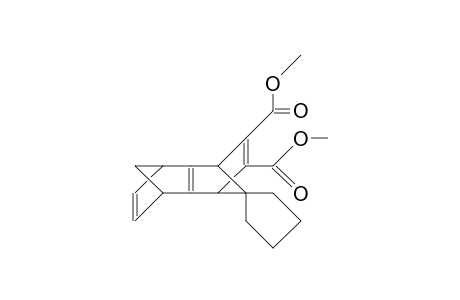 6',7'-Bis(methoxycarbonyl)-anti-1',4',5',8'-tetrahydro-spiro(cyclopentane-1,9'-(1,4-5,8)-dimethano-naphthalene)
