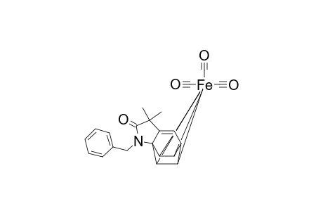 Iron, tricarbonyl[(6,7,8,9-.eta.)-3,5-dihydro-3,3-dimethyl-1-(phenylmethyl)-5,7a-etheno-7aH-indol-2(1H)-one]-