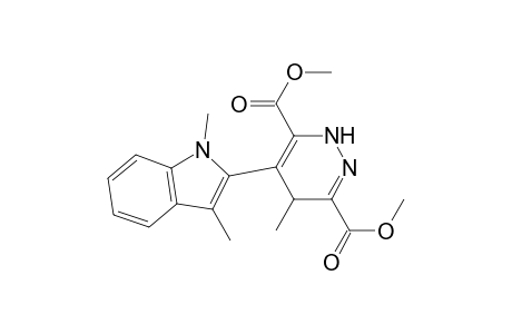 3,6-Pyridazinedicarboxylic acid, 5-(1,3-dimethyl-1H-indol-2-yl)-1,4-dihydro-4-methyl-, dimethyl ester