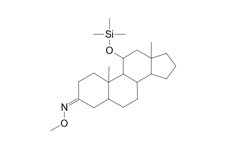 5.ALPHA.-ANDROSTAN-11.ALPHA.-OL-3-ONE(3-O-METHYLOXIME-11.ALPHA.-TRIMETHYLSILYL ETHER)